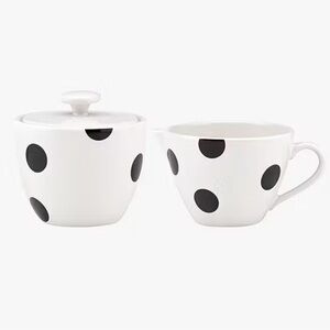 Kate Spade Deco Dot Sugar and Creamer Set